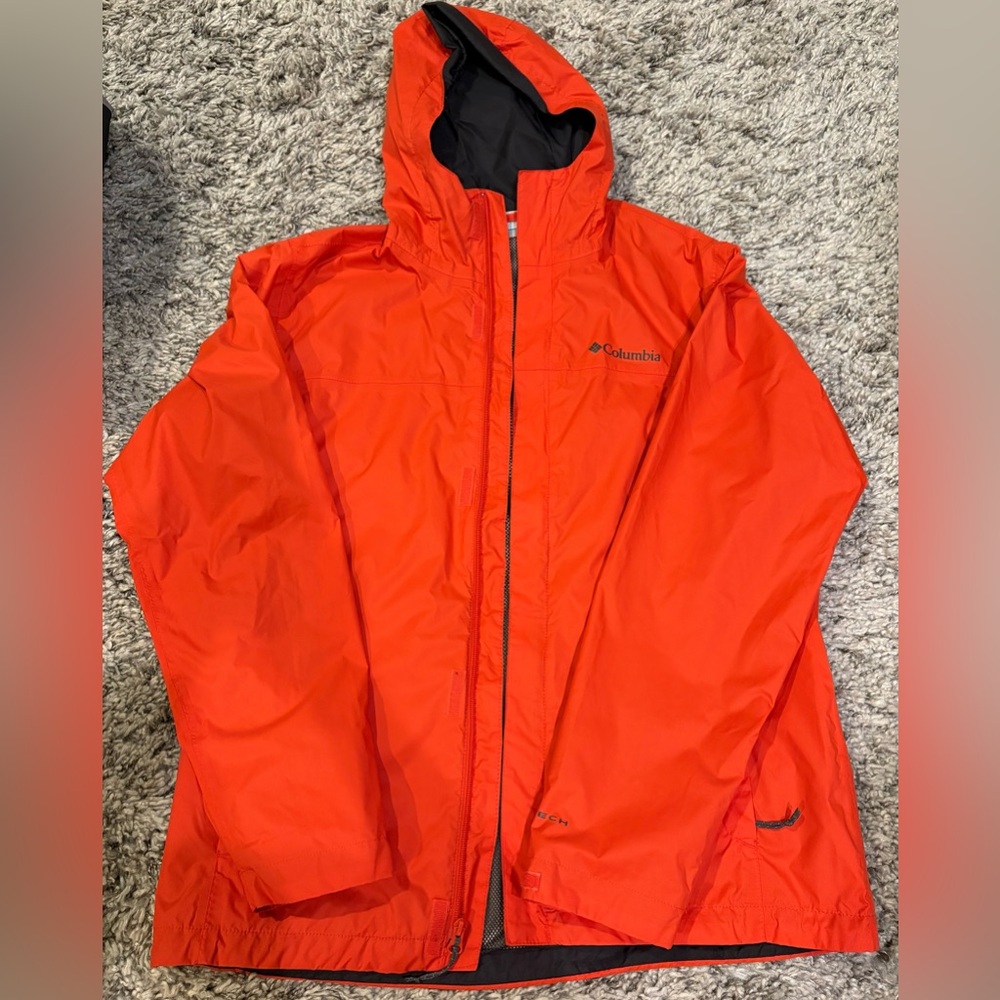 Columbia Men's Vibrant Orange Windbreaker